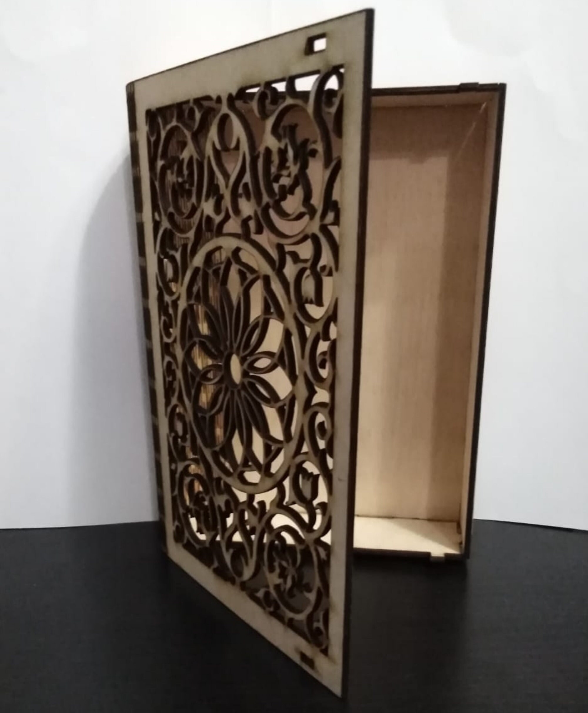 Laser Cut Book Box Svg 4 Mm File Box Svg File Box Etsy