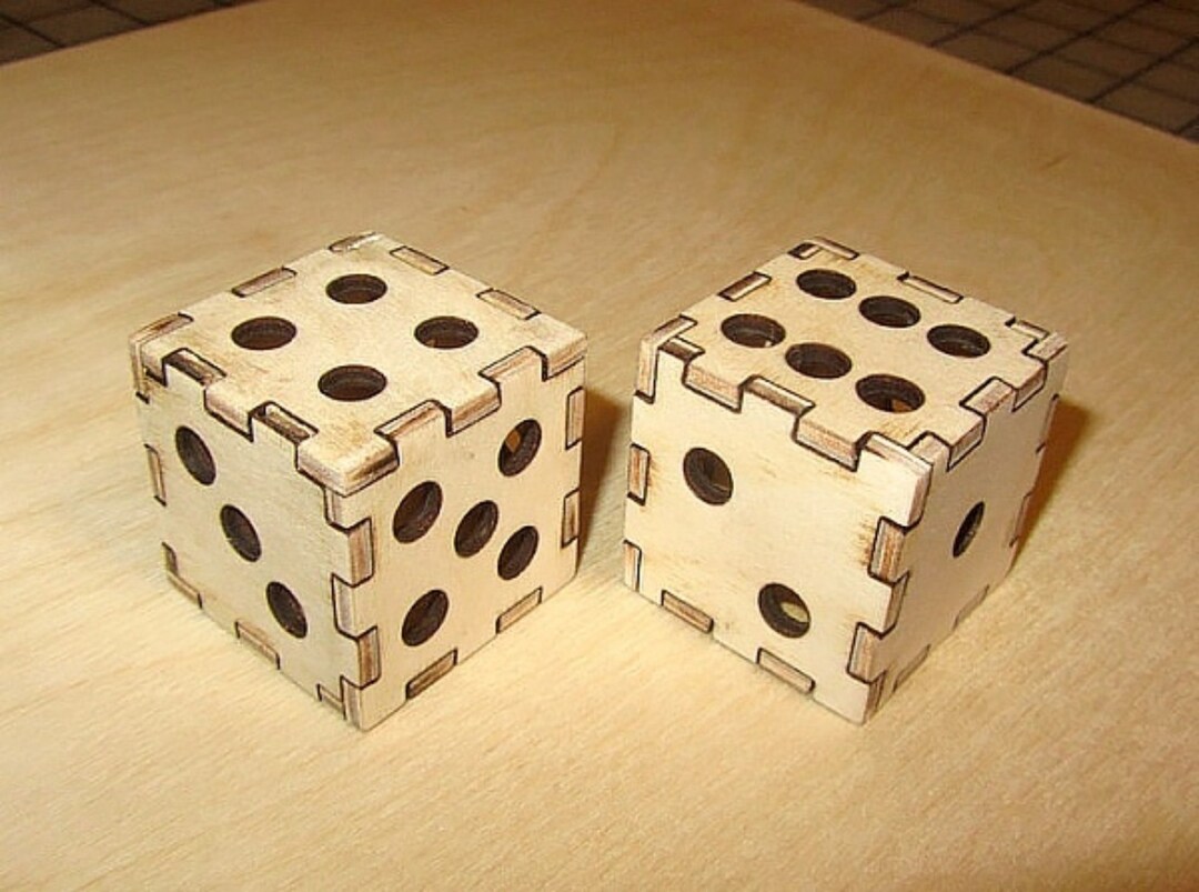 Laser Cut Dice Svg Template Game Cube Puzzle Svg Laser Cut