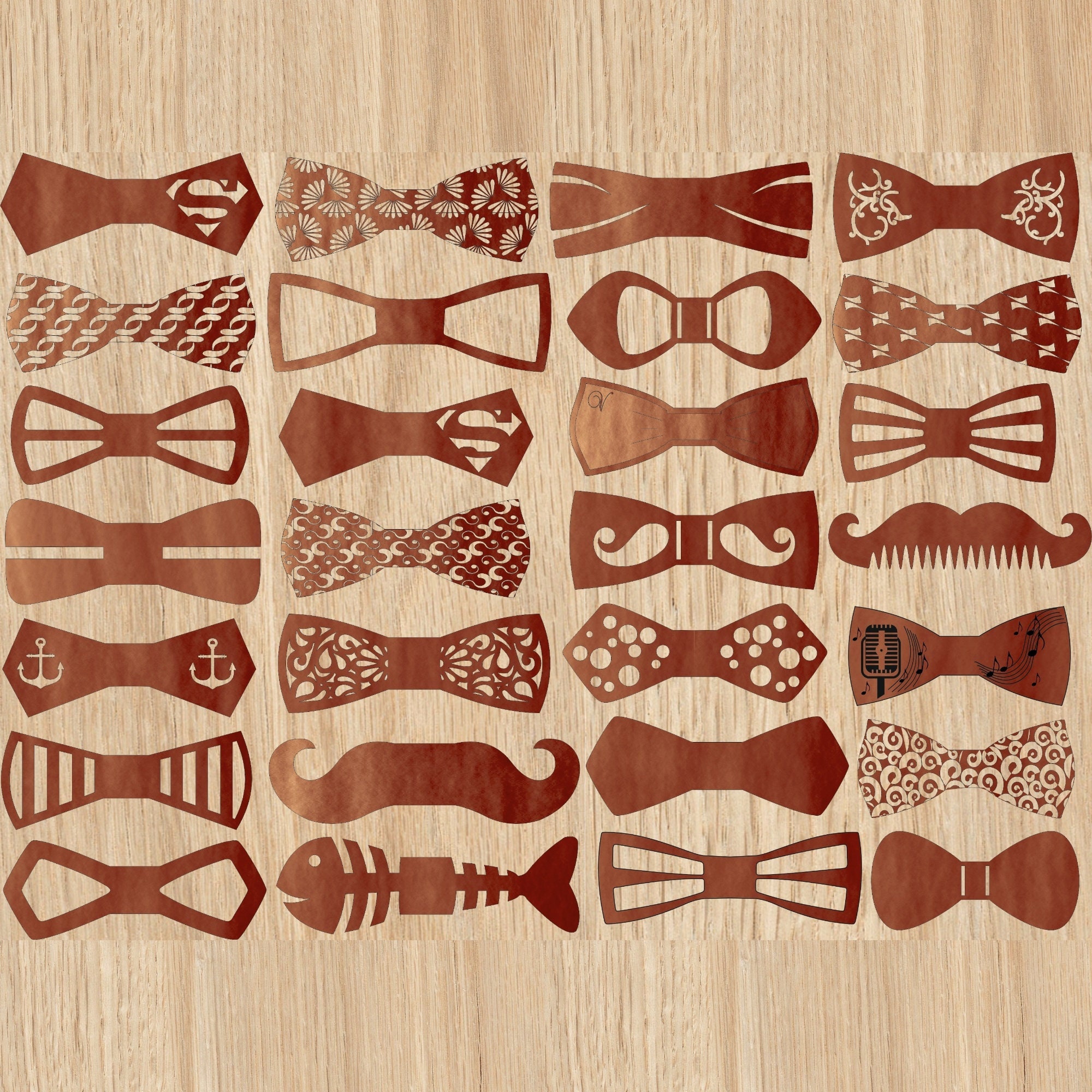 Wooden Bow Tie Cut Pattern Etsy Wooden Bow Tie Cut Pattern Etsy