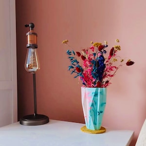 Marbled Deco Vase | Dried Flowers | home Decor | Housewarming Gift