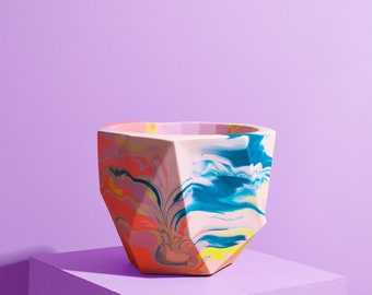 Colourful Plant Pot | Housewarming gift | Gift for Plant Lover