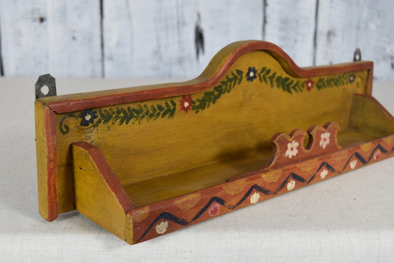 Vintage Wooden Kitchen Shelf / Wall / Wooden Storage / Etsy