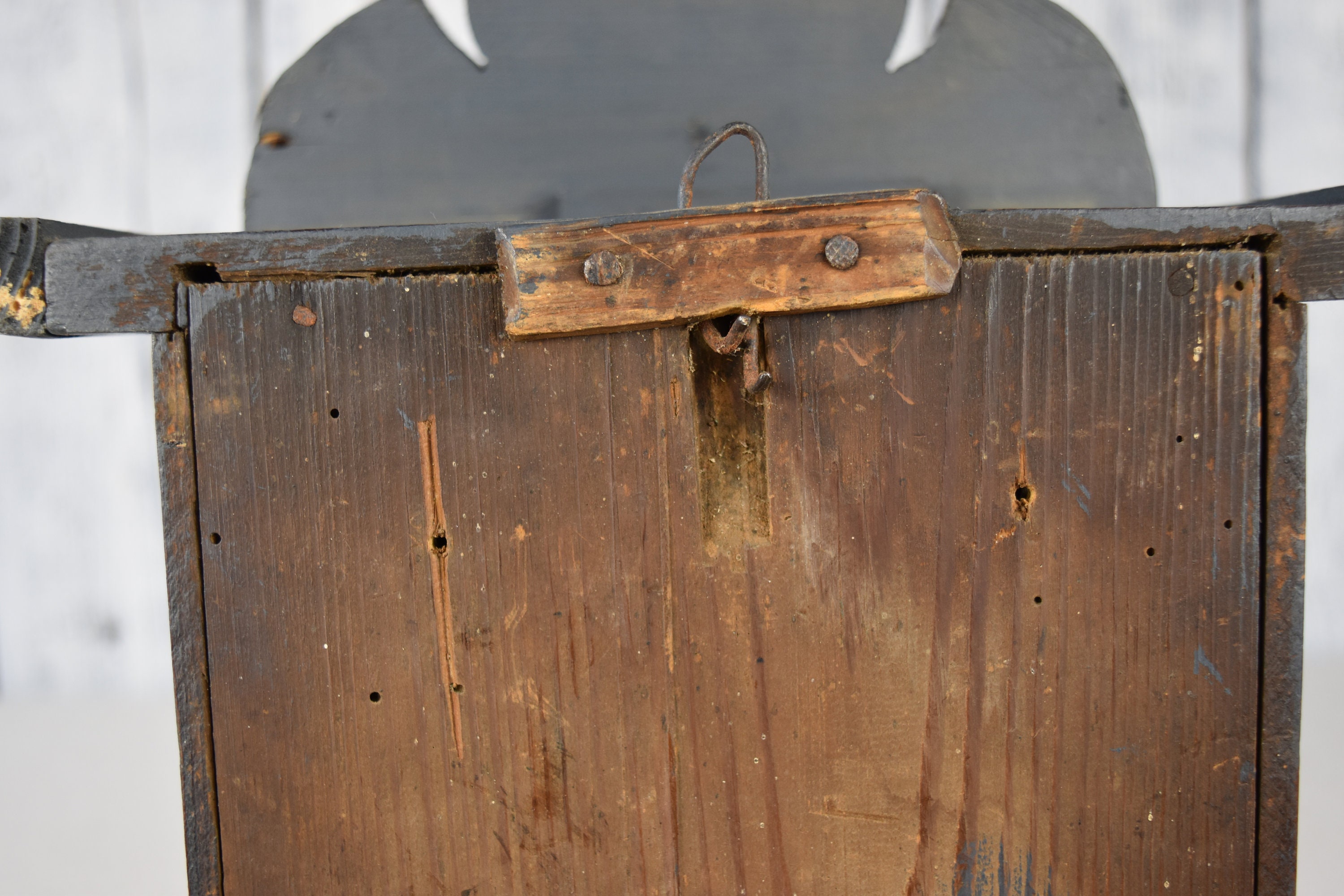 Vintage Wooden Stand for Clock / Rustic Box Clock / Handmade Etsy