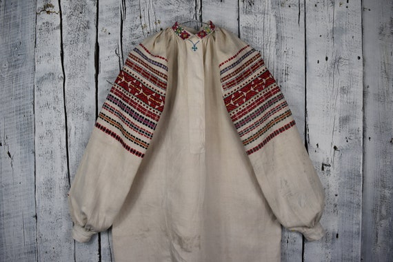Vintage traditional Ukrainian embroidered shirt /