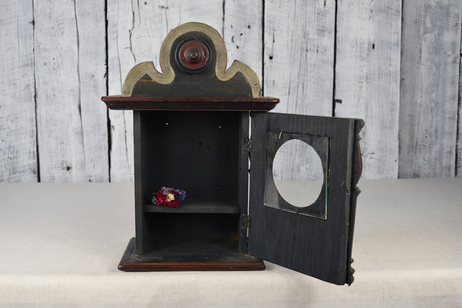 Vintage Wooden Stand for Clock / Rustic Box Clock / Handmade Etsy