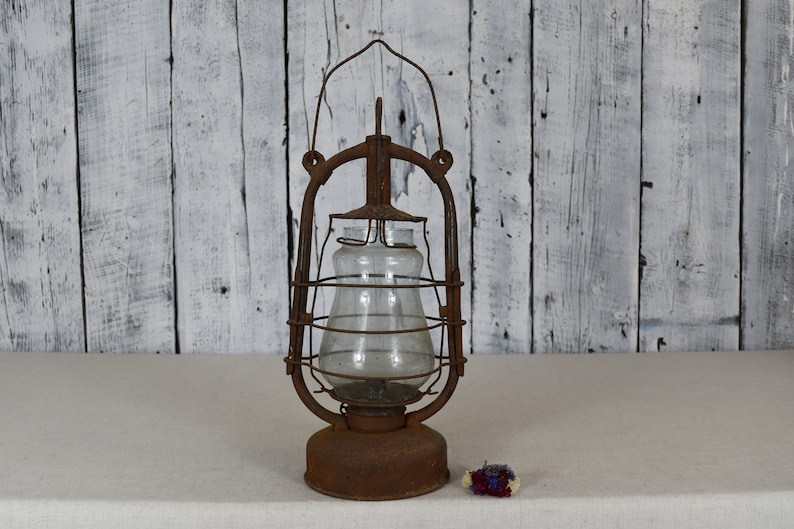 YKSJDFH Red/Green Oil Lamps Vintage Farmhouse Kerosene Lamp With Handle