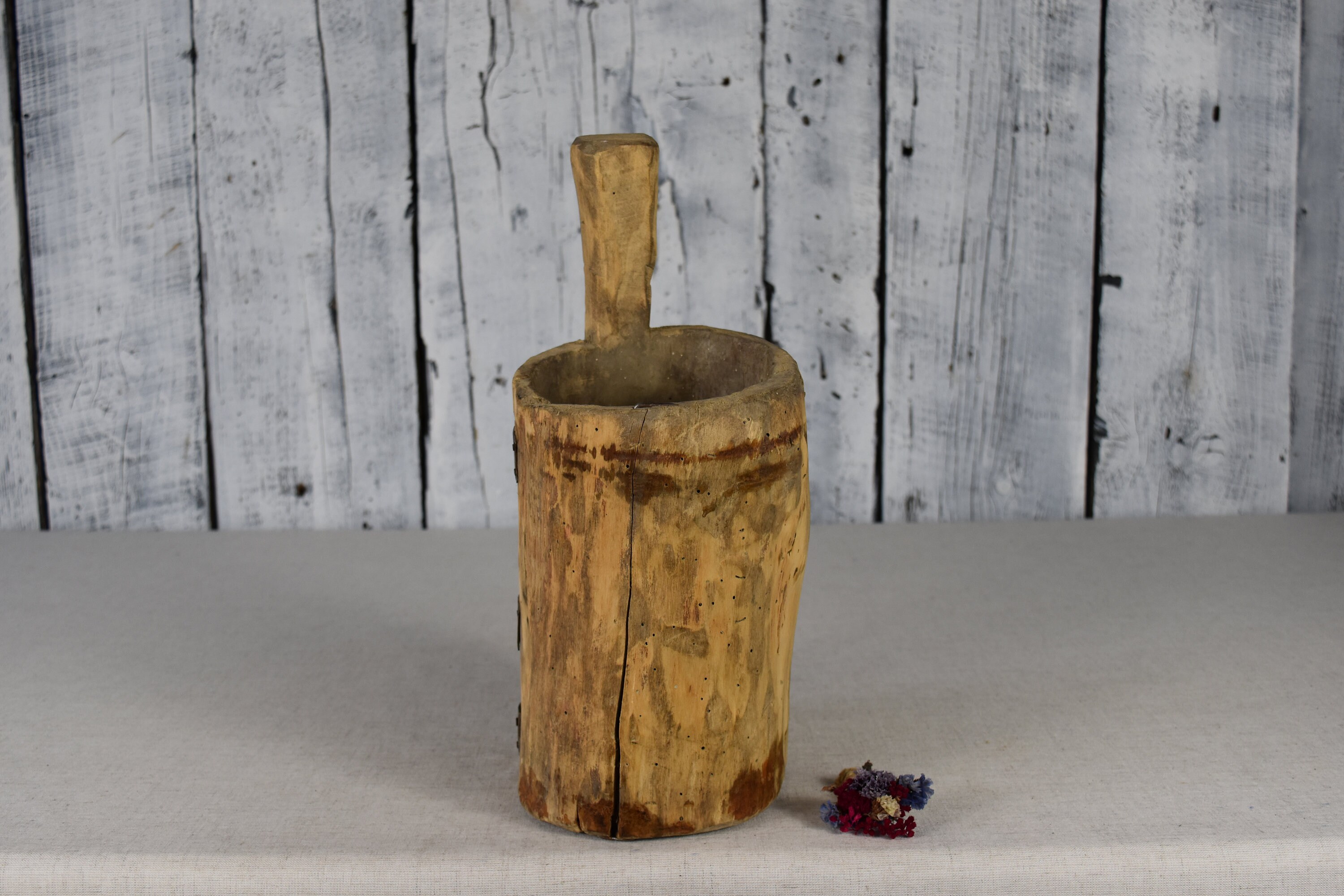 Antike Holzschale / rustikale Eimer / Vintage Holzgefäß / alte | Etsy