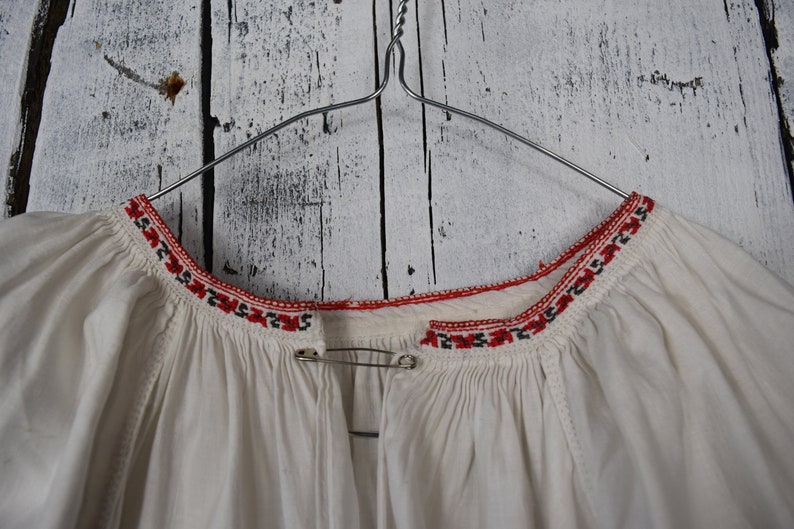 Vintage traditional Ukrainian embroidered shirt Vyshyvanka Handmade embroidered shirt Embroidered vintage folk women/'s shirt