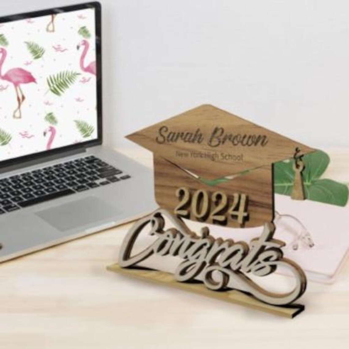 Personalized Graduation Cap Plaque Gift Custom Student Name School ...