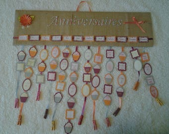 Memo Calendrier Anniversaire Etsy Memo Calendrier Anniversaire Etsy