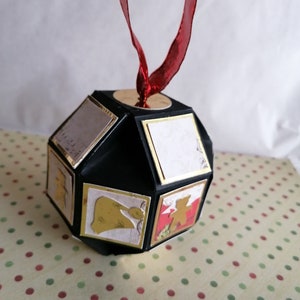 Christmas balls surprise. 2 in 1 at a time a pretty box that can be hung in the tree. image 5