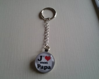 porte clefs papa fête des pères