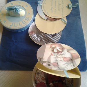 Boite naissance Boite surprise Boite photos Boite cadeau Boite faire part image 4