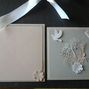 Pour ces moments difficiles une joile carte de condoléances..et son enveloppe