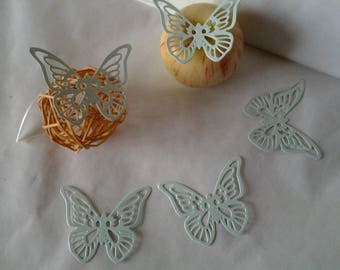 Butterfly paper lace openwork decoration, making christening, communion marriage anniversary