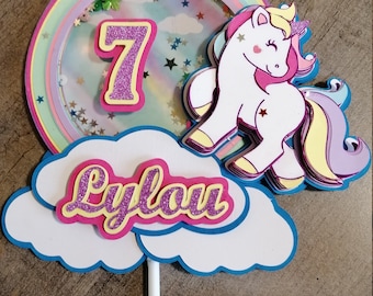 Cake Topper Licorne