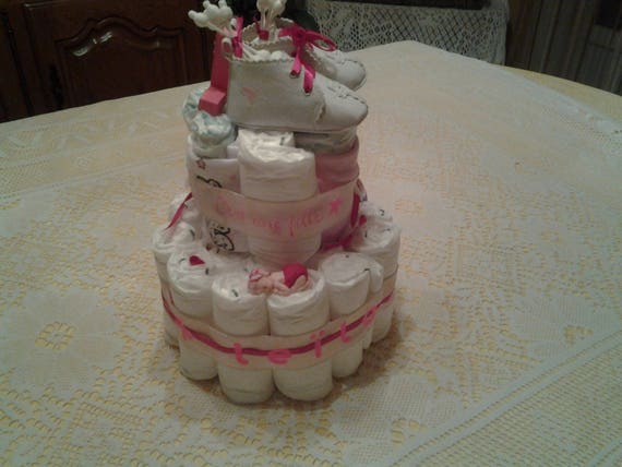 Gateau De Couches Personnalisable Pour Un Cadeau Original Pour Etsy