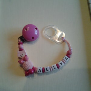 Clip, pacifier acroches customizable other colors possible image 3