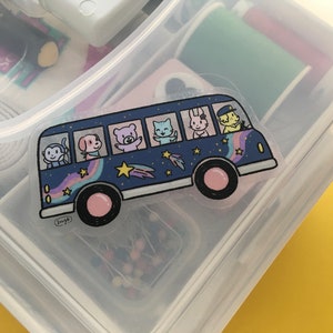 Galaxy Bus Sticker *Clear*