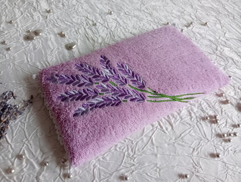 Lavender cushion, relaxation cushion with lavender and organic flax seeds, aromatherapy cushion, scented cushion, thermal cushion image 4