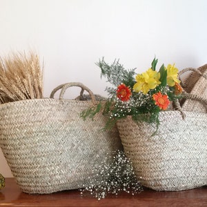 Rustic palm tree oval tote bag, straw handbag, palm tree summer tote, beach tote bag, straw tote, M, L, XL.