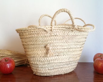 Oval tote bag, palm tree handbag, short + long shoulder handle tote bag, summer bag, market bag, straw tote, S, M, L, XL.