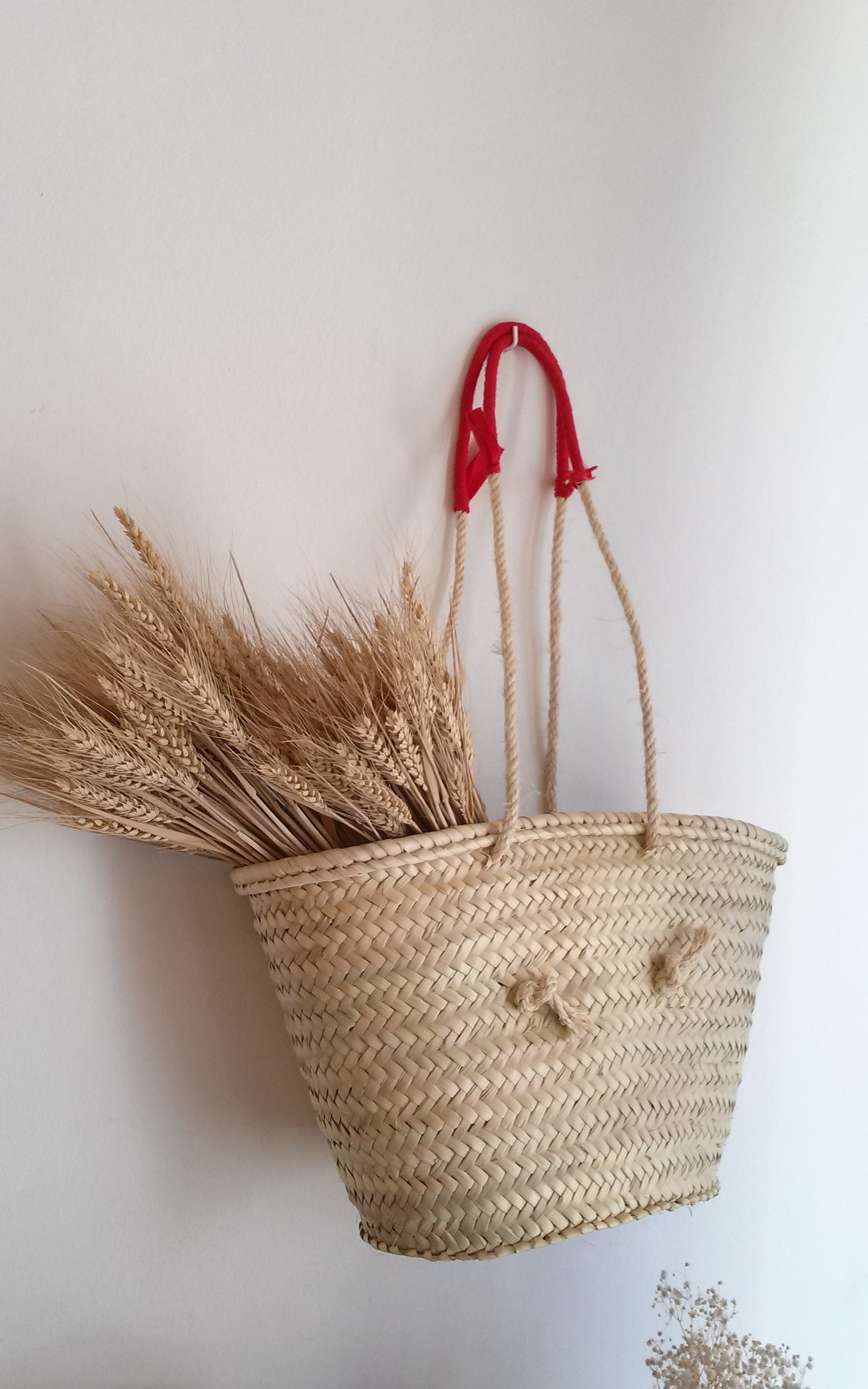 Ovale Tasche Handtasche aus Palmen Tasche langen Säcken mit | Etsy