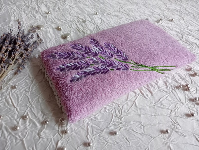 Lavender cushion, relaxation cushion with lavender and organic flax seeds, aromatherapy cushion, scented cushion, thermal cushion image 2