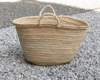 Palm tote bag, straw handbag, short palm handle tote bag, summer bag, market bag, straw tote, S, M, L, XL, XXL.