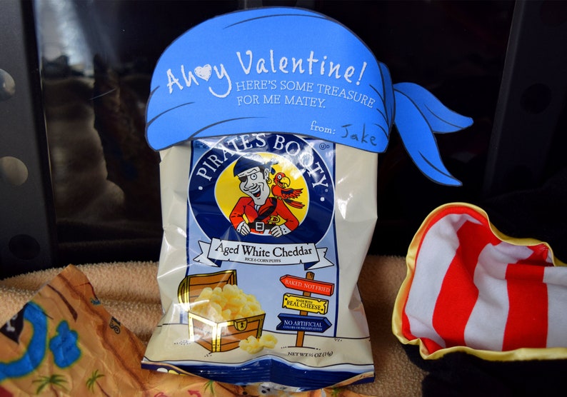 Pirate Booty Valentine Tag