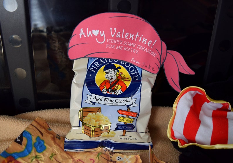 Pirate Booty Valentine Tag