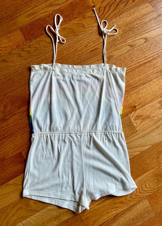 RARE 70s/80s Rainbow Unicorn Romper by Eclipse - image 8
