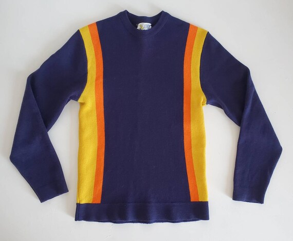 70s/80s Beconta Retro Striped Sweater - image 3