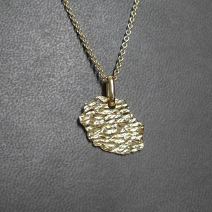 Pendentif Réunion or jaune 18K unisexe