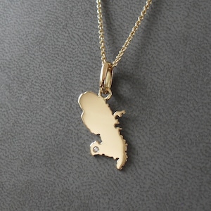 Pendentif Martinique or jaune 18K unisexe