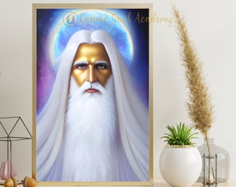 Lord Melchizedek -Unlock Divine Wisdom- Digital Poster (A1, A4, A5, A6)-Digital Print-instant download