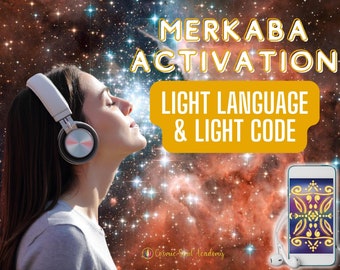 Merkaba Activation with Light Codes & Light Language image and audio attunement