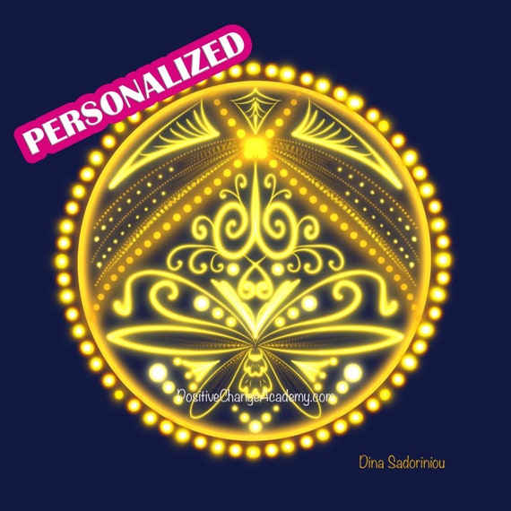 MERLIN Manifestation Sigil PERSONALIZED Art Intuitive Art - Etsy