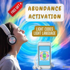 Abundance Light Language Activation with Light Code| Attunement | Digital Bundle download