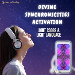 Divine Synchronicities Activation: Light Language Audio & Art (Digital Download)