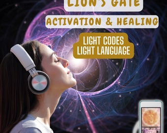 Lion's Gate Activation n Healing with Light Codes & Language Attunements-Digital Bundle download for Ascension