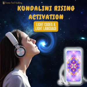 Kundalini Rising Activation: Light Language Audio & Sacred Art (Digital Download)