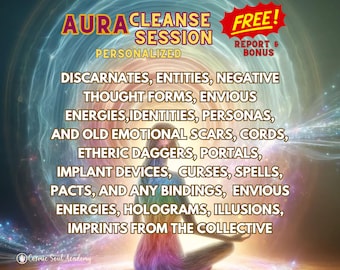 Personalized Aura Cleansing & Activation: Energy Healing Session