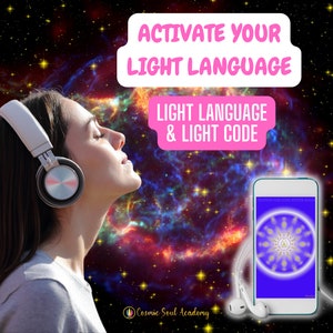 Activate Your Light Language, instant digital download of light code image plus light language activation audio
