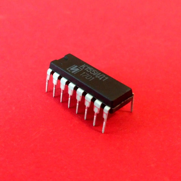 K155ID1 К155ИД1 a-g 74141 Nixie klok buis driver IC hoogspanning chip gloednieuw