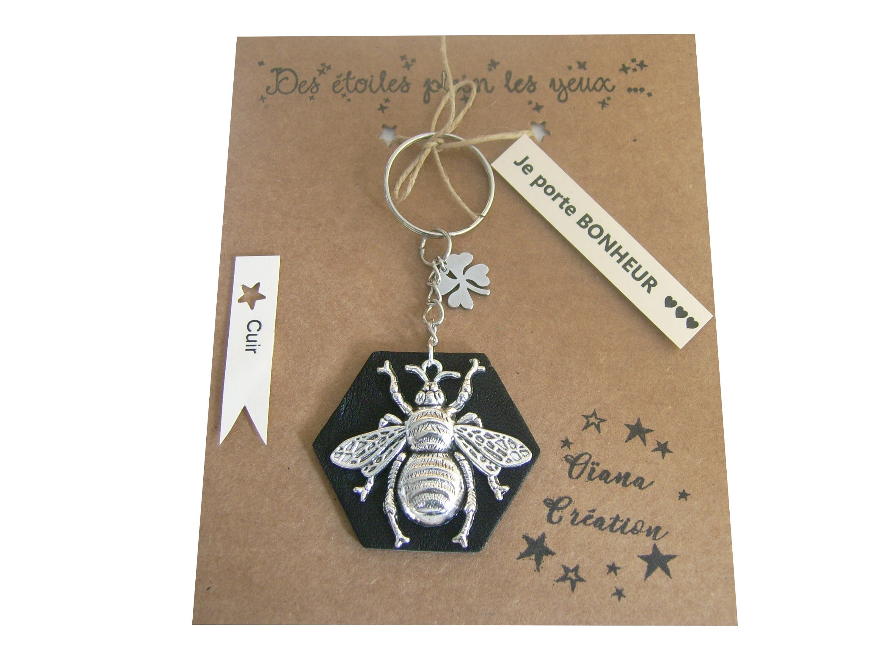 Key Key Ring Lucky Door Bag Jewel Bee Beekeeper Beekeeping 4