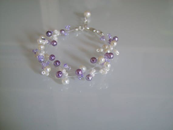 Bracelet Ivoire Bordeaux Pour Robe De Mariée Ou Cérémonie - Neuf Avec étiquettes