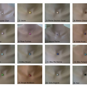 Parelketting Parel stijl Cultuur (Jurk) Bruiloft / Bruiloft / Avond / Ceremonie Ivoor Wit Roze Turquoise Blauw Marinegrijs Zwart Fuchsia Geel
