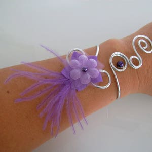Bracelet Perles Rose Fuchsia Argenté - Mariage/Soirée - Femme - Neuf Avec étiquette