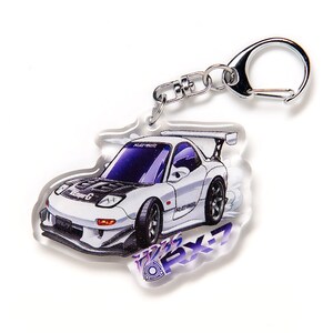Initial D Keisuke Takahashi Rx7 Rx 7 Fd3s Project D 5th Stage Etsy
